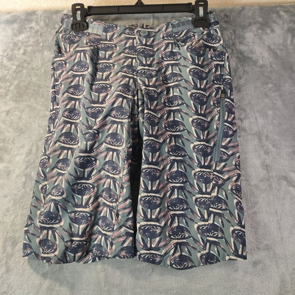 Patagonia Womens Dirt Craft Bike Shorts‎ Blue Green Outdoor MTB Gorpcore Edgy